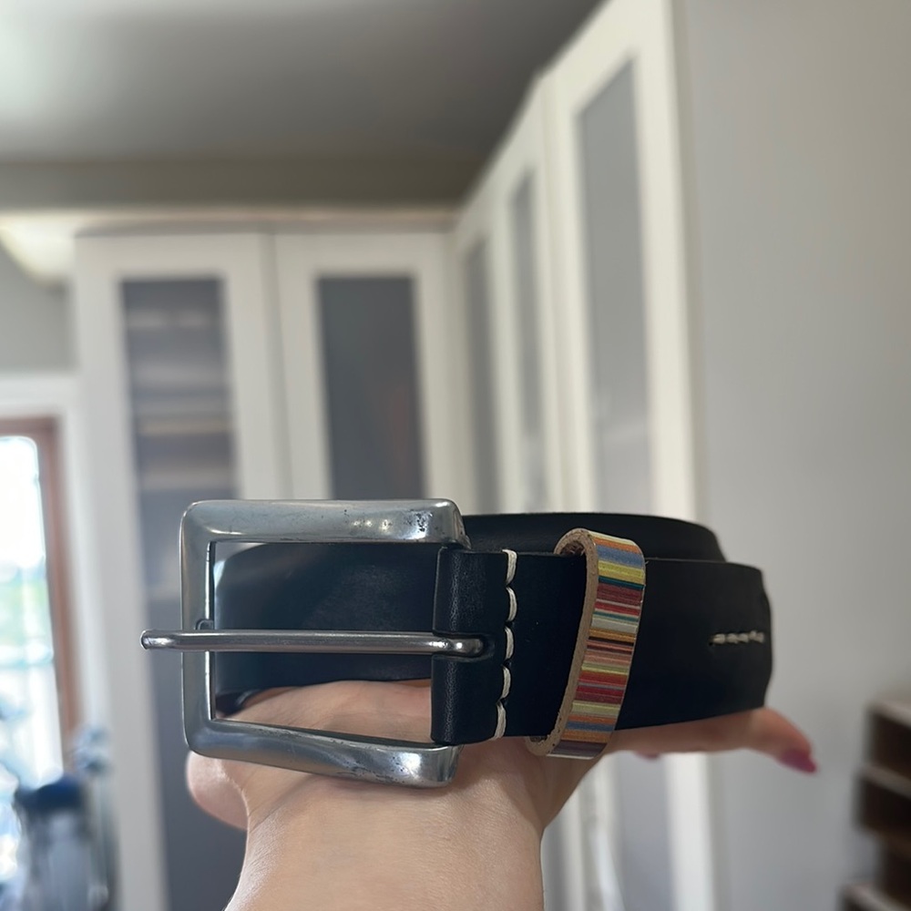 Paul Smith Black leather Belt